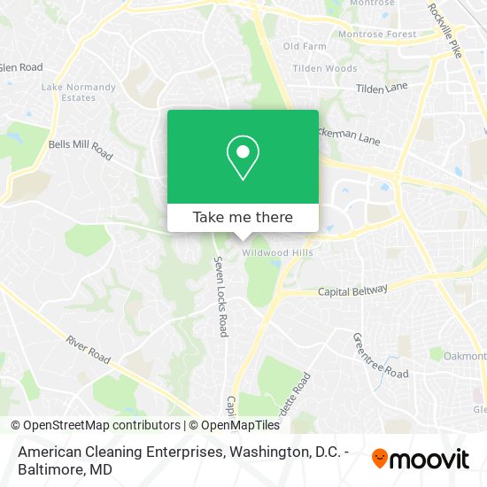 Mapa de American Cleaning Enterprises