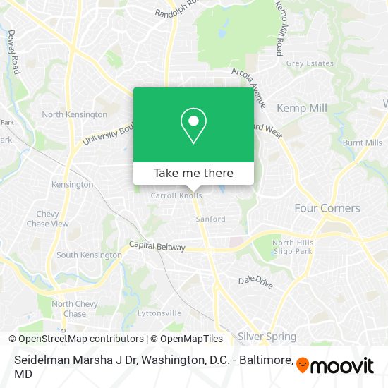 Seidelman Marsha J Dr map