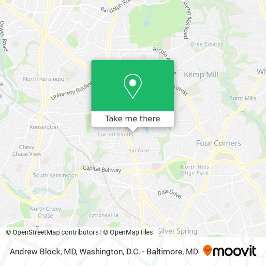 Mapa de Andrew Block, MD