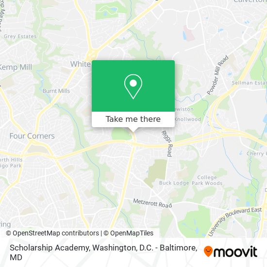 Scholarship Academy map