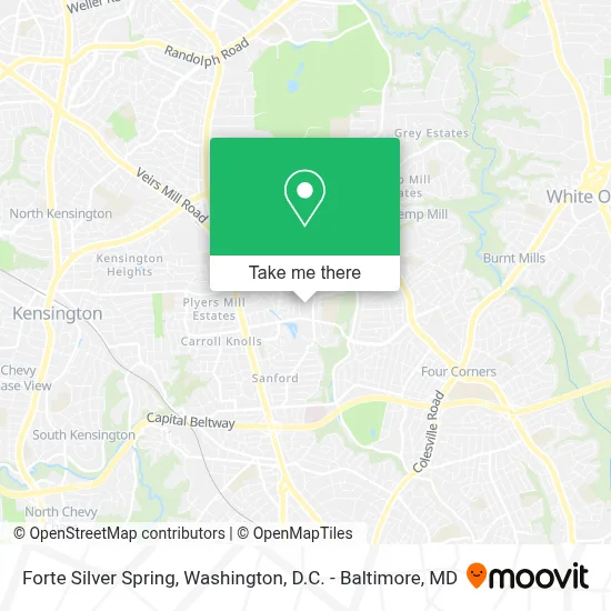 Forte Silver Spring map