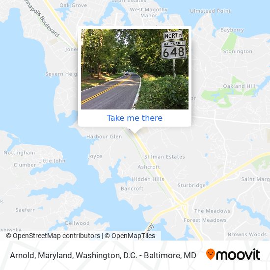 Arnold, Maryland map