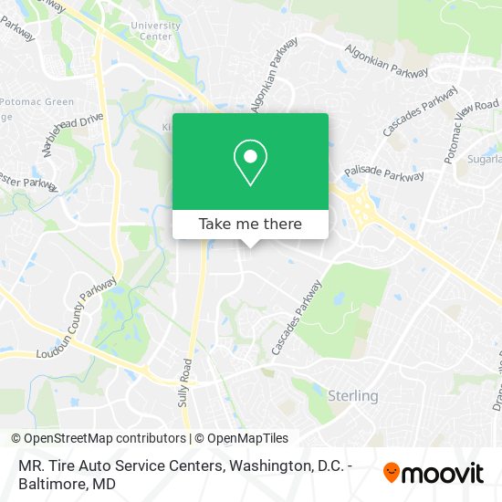 Mapa de MR. Tire Auto Service Centers