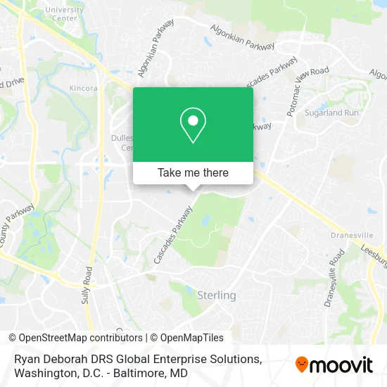 Mapa de Ryan Deborah DRS Global Enterprise Solutions