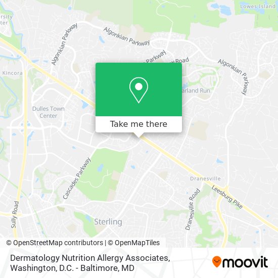 Dermatology Nutrition Allergy Associates map