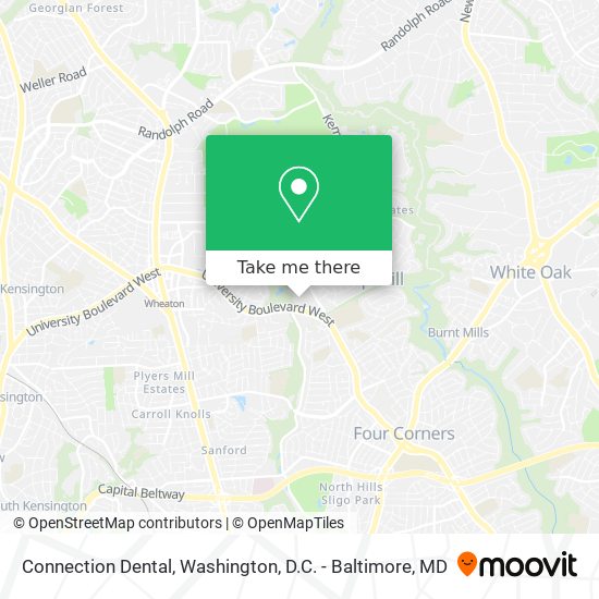 Connection Dental map