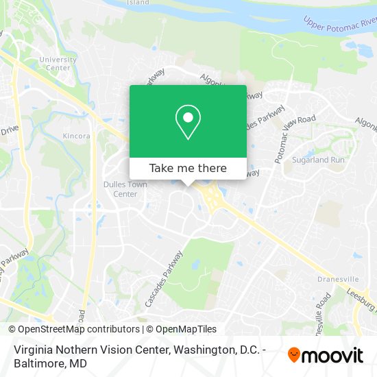 Mapa de Virginia Nothern Vision Center