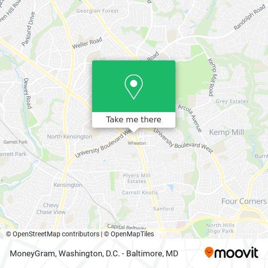 MoneyGram map