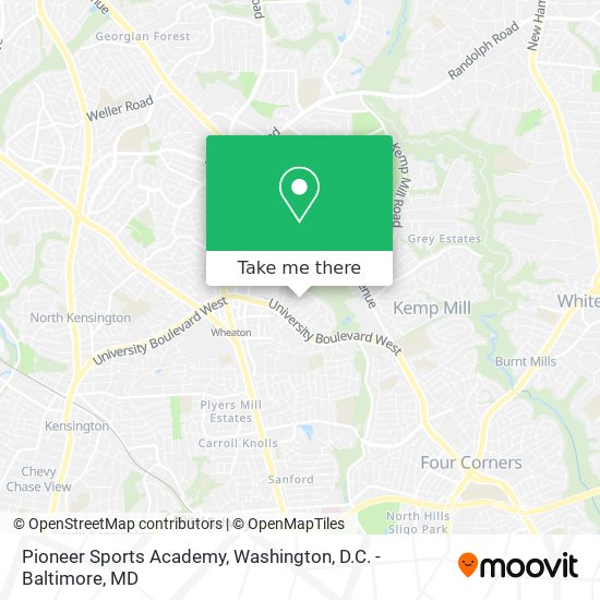 Pioneer Sports Academy map