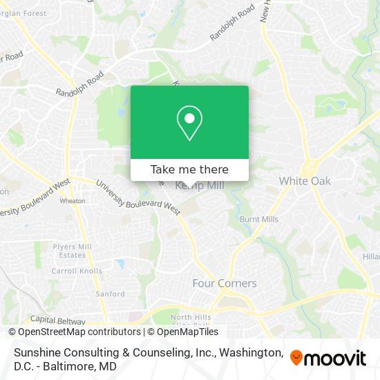 Mapa de Sunshine Consulting & Counseling, Inc.