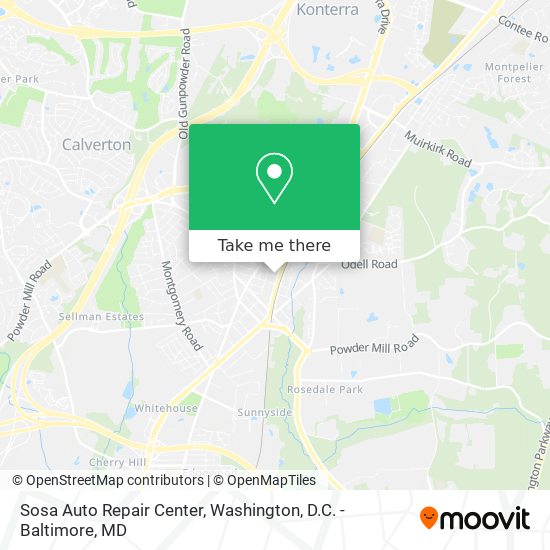 Sosa Auto Repair Center map