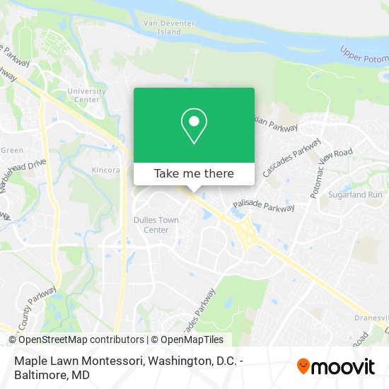 Maple Lawn Montessori map