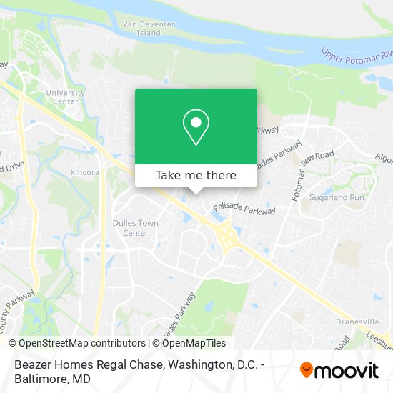 Beazer Homes Regal Chase map
