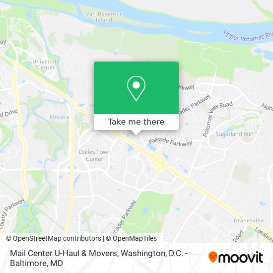 Mapa de Mail Center U-Haul & Movers