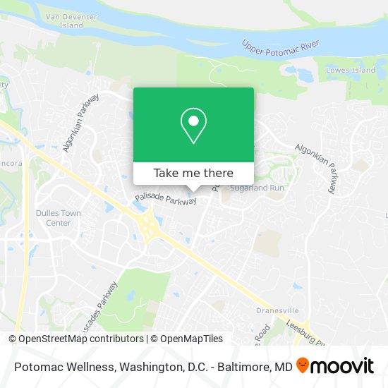 Mapa de Potomac Wellness