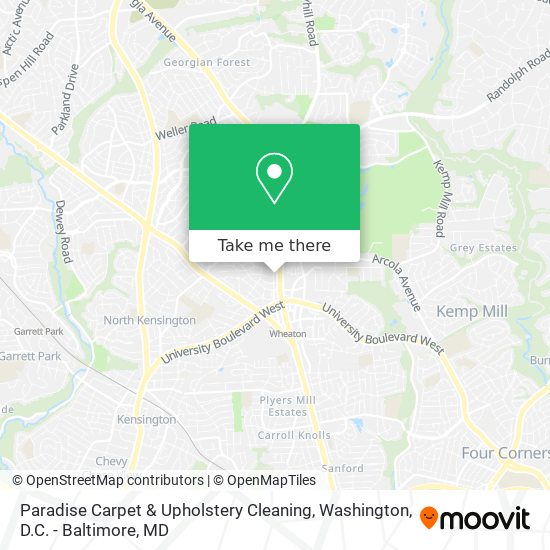 Mapa de Paradise Carpet & Upholstery Cleaning