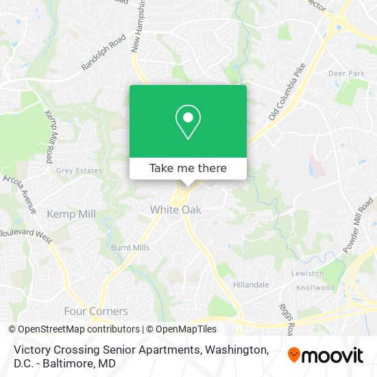 Mapa de Victory Crossing Senior Apartments