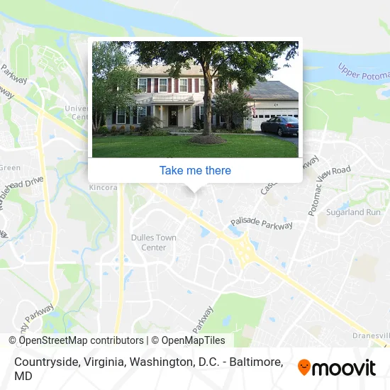 Countryside, Virginia map