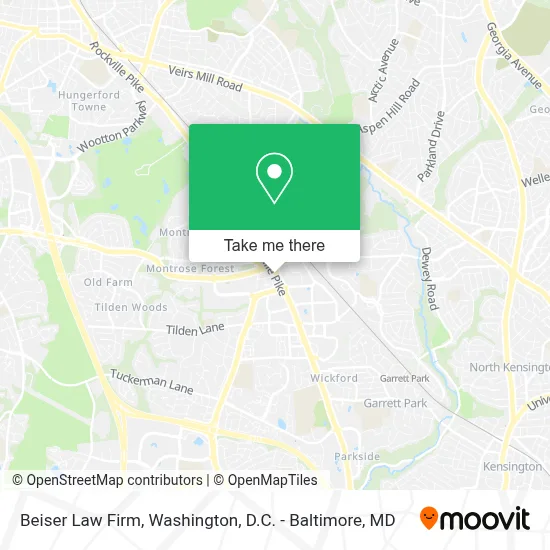 Beiser Law Firm map