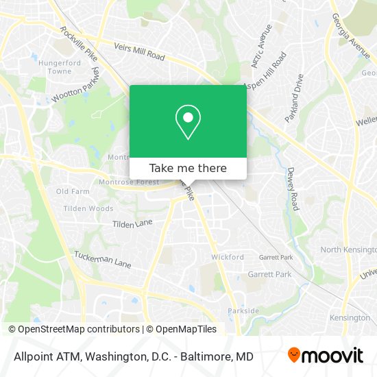 Allpoint ATM map