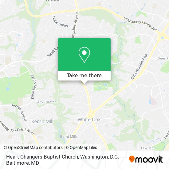 Mapa de Heart Changers Baptist Church