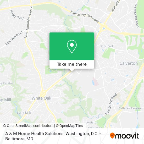 Mapa de A & M Home Health Solutions