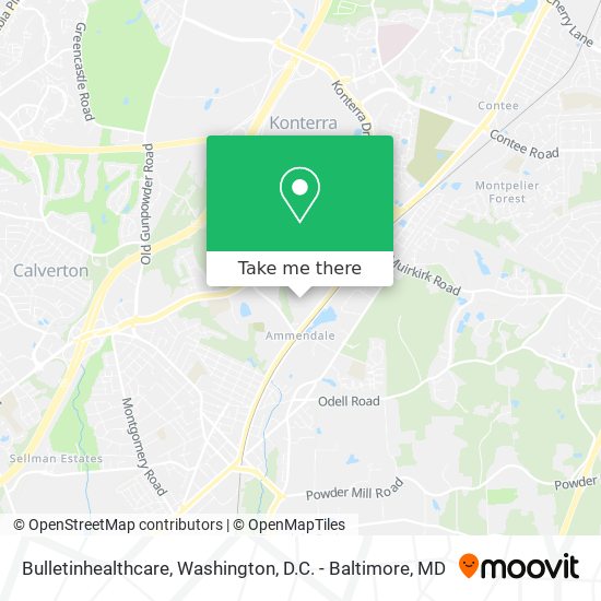 Bulletinhealthcare map