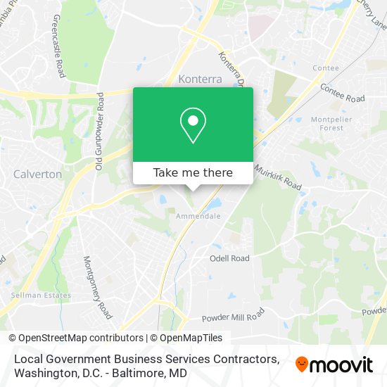 Mapa de Local Government Business Services Contractors