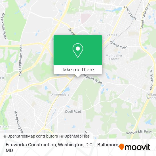 Fireworks Construction map