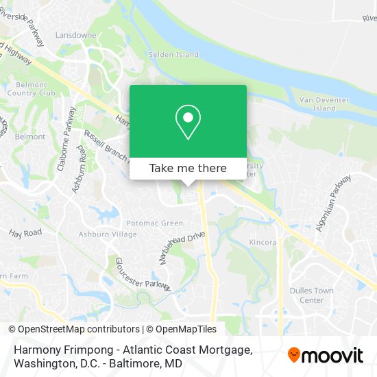 Harmony Frimpong - Atlantic Coast Mortgage map