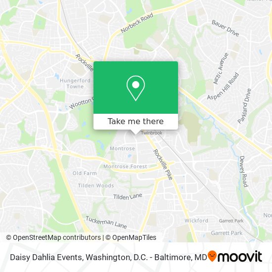 Mapa de Daisy Dahlia Events