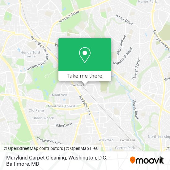 Mapa de Maryland Carpet Cleaning