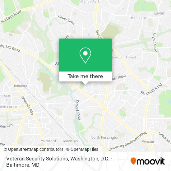 Mapa de Veteran Security Solutions