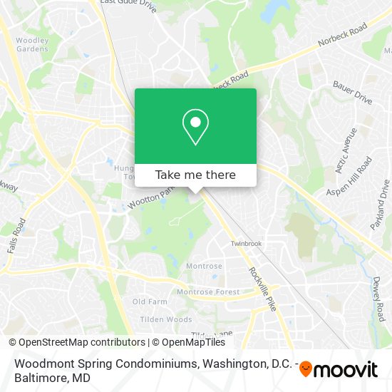 Woodmont Spring Condominiums map