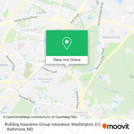 Mapa de Bulldog Insurance Group Insurance