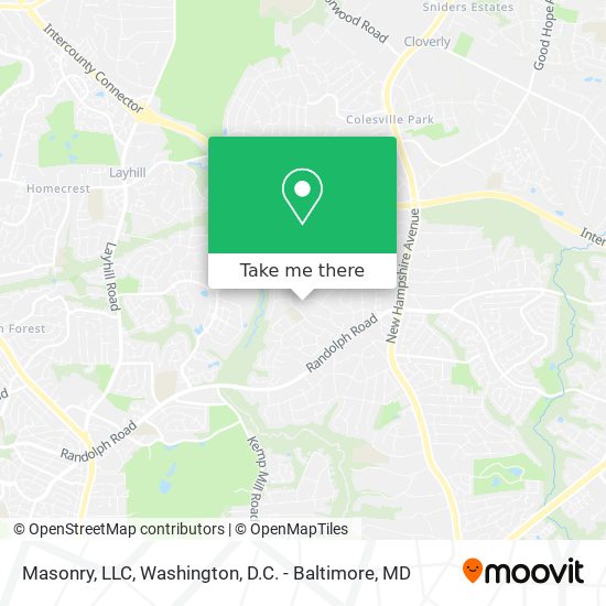 Mapa de Masonry, LLC