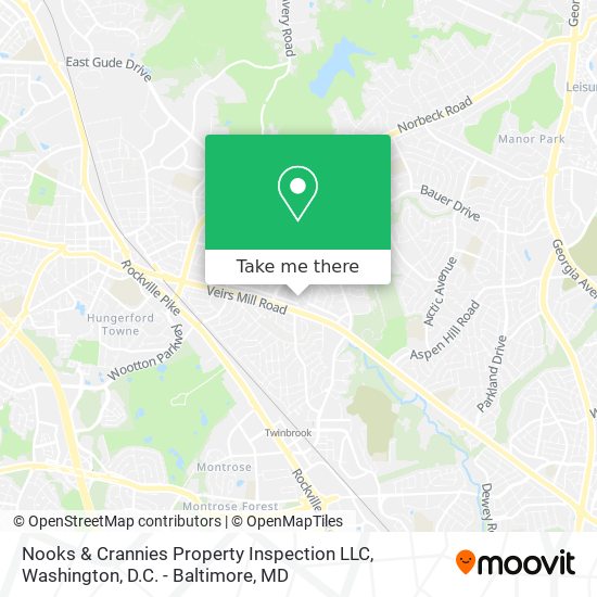 Mapa de Nooks & Crannies Property Inspection LLC