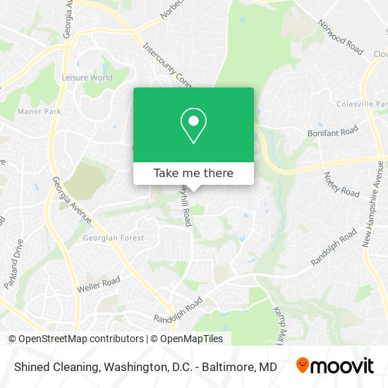 Shined Cleaning map