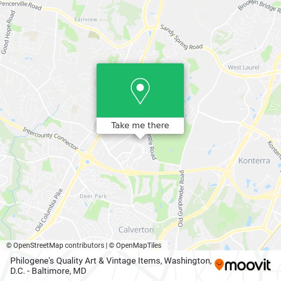 Mapa de Philogene's Quality Art & Vintage Items