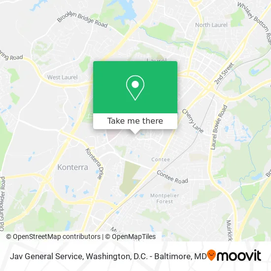 Jav General Service map