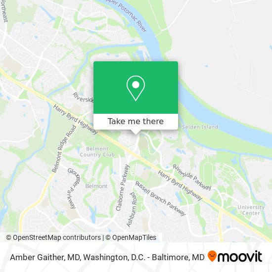 Mapa de Amber Gaither, MD