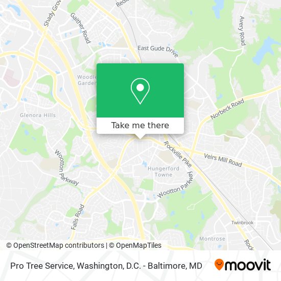 Pro Tree Service map