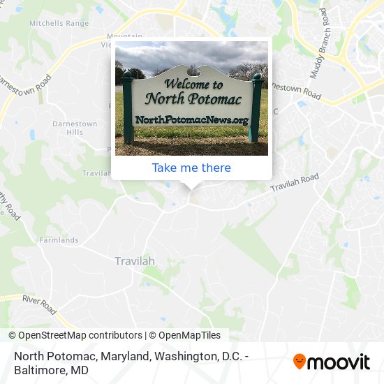 Mapa de North Potomac, Maryland