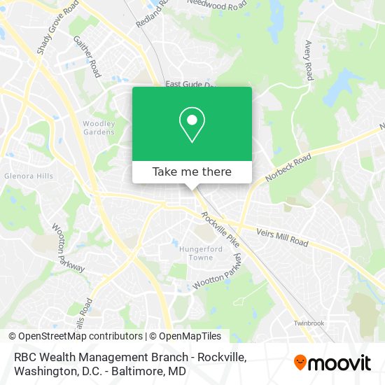 RBC Wealth Management Branch - Rockville map