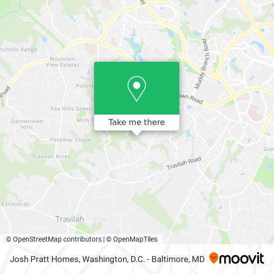 Mapa de Josh Pratt Homes