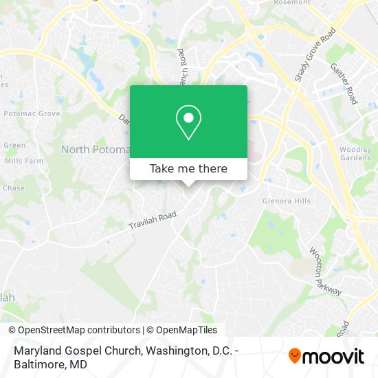 Mapa de Maryland Gospel Church