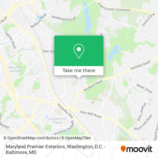 Mapa de Maryland Premier Exteriors