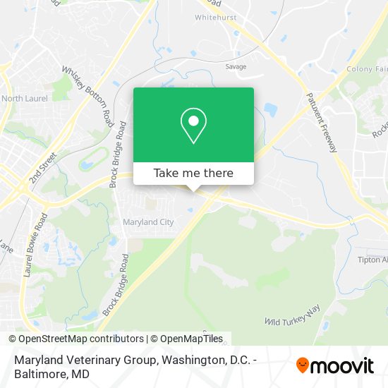 Mapa de Maryland Veterinary Group