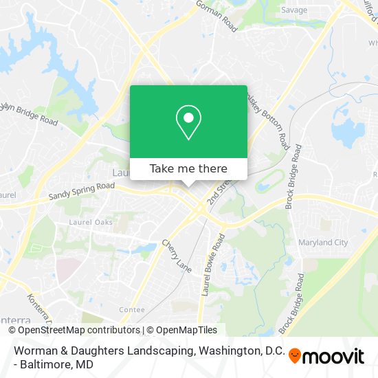 Worman & Daughters Landscaping map