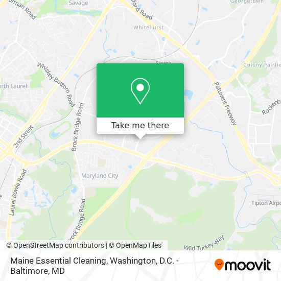 Maine Essential Cleaning map